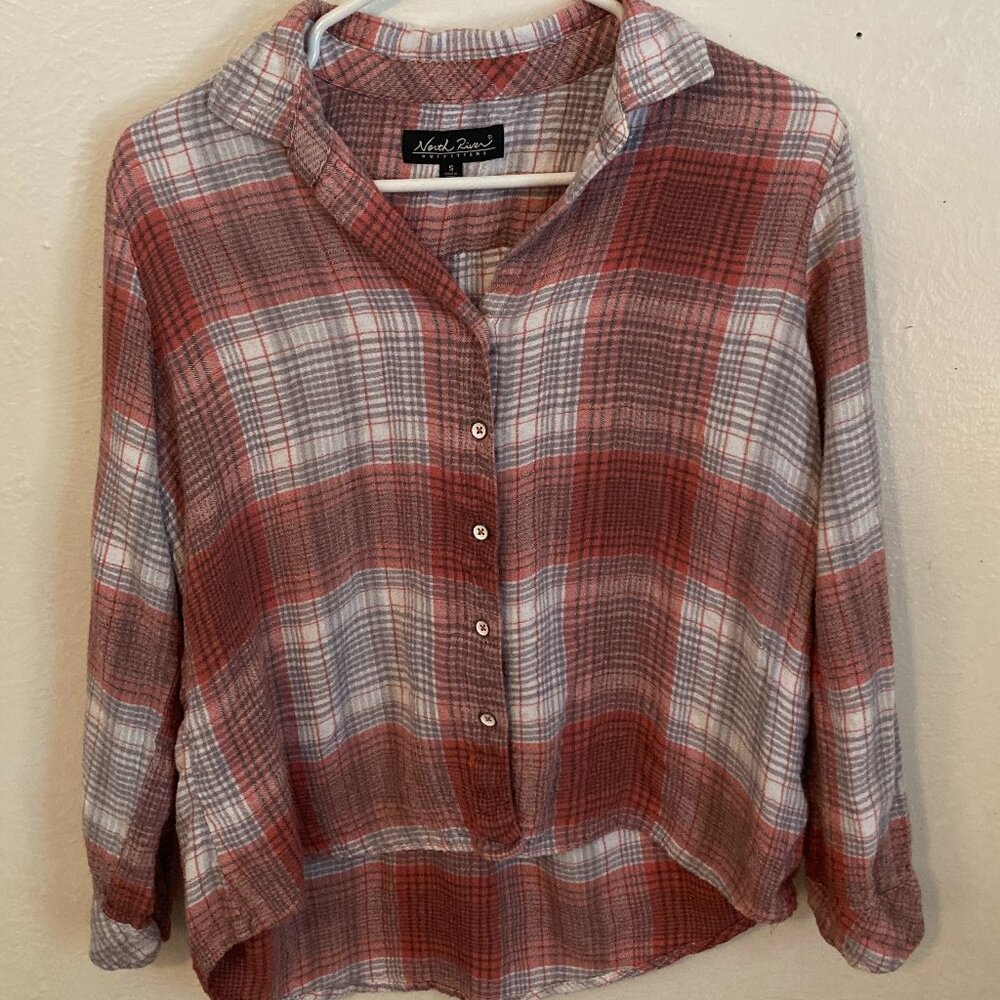 North River Women's Small Flannel Shirt